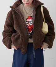 ネップボアブルゾン