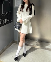 【Ribbon Collection】マルチWAYオフショルニットワンピース