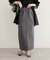 【natural couture】セルフカットタイトスカート