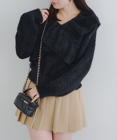 【RMAF】フェザークロスフリルニット