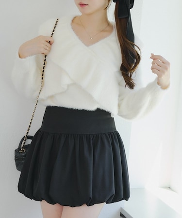 【RMAF】フェザークロスフリルニット