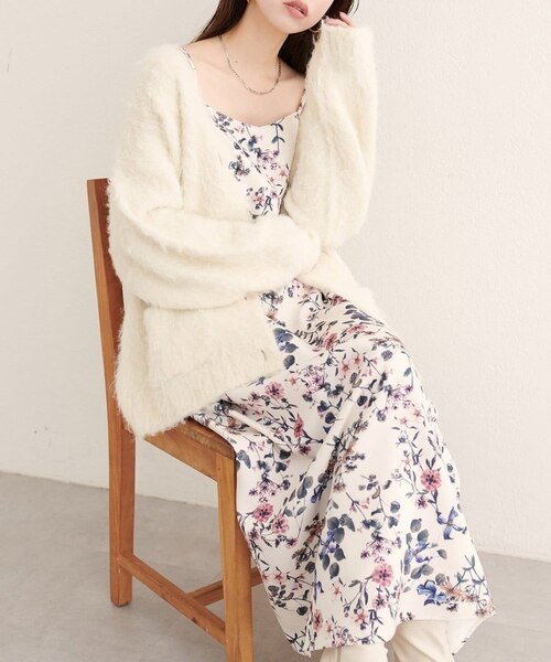 natural couture】フロリエンタルキャミワンピース｜ナイ