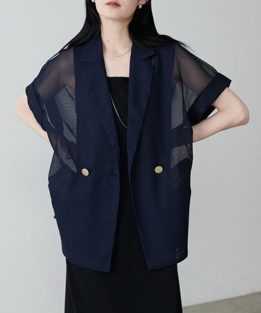 【LARUTA】半袖メッシュジャケット