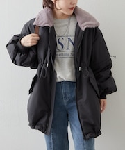 衿ファードロスト中綿ジャケット