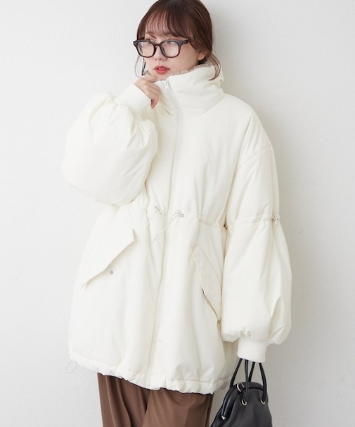 衿ファードロスト中綿ジャケット