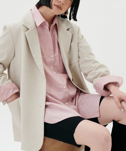 【LARUTA】ちびロゴ刺?BIGシャツ