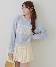 モール配色ラインロゴニット