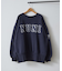 【NUNIFE】スリット入り裏起毛スウェット