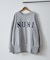 【NUNIFE】スリット入り裏起毛スウェット
