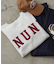【NUNIFE】スリット入り裏起毛スウェット