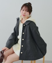 【参戦服にするならコレ?】ミドル丈ペプラムコート