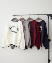 【NAO】コード刺繍ロゴプルオ-バー