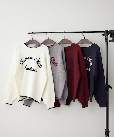 【NAO】コード刺繍ロゴプルオ-バー