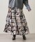 【WEB限定】【NAO】アート柄フレアースカート