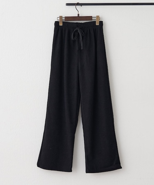 【裏ベロアであたたか!】コール天イージーパンツ