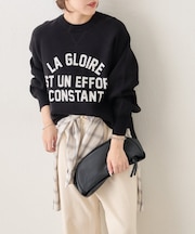 アソートロゴスエットライクニットプルオーバー