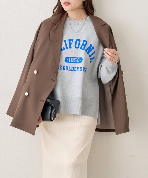 アソートロゴスエットライクニットプルオーバー