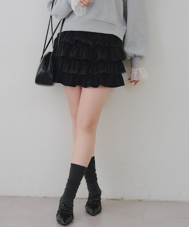 【RMAF】レースフリルミニスカート