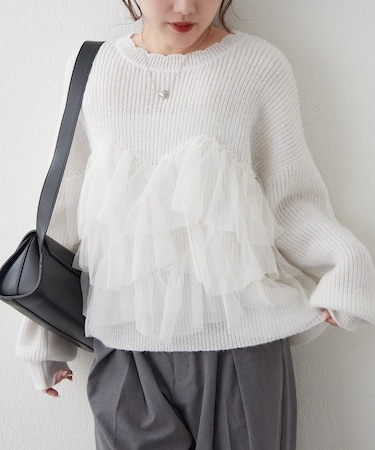 チュール付ラメニット