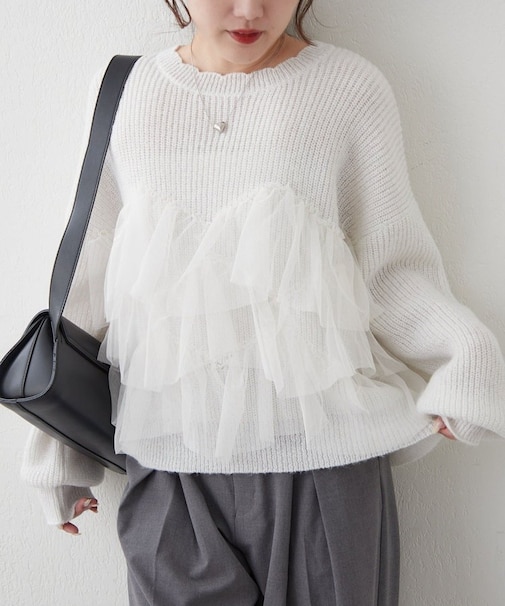 チュール付ラメニット