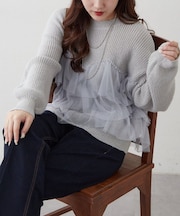 チュール付ラメニット