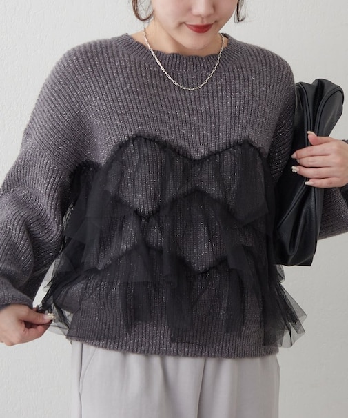 チュール付ラメニット