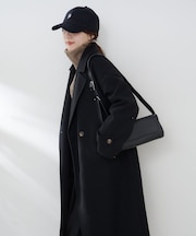 ウールライクダブルチェスターコート