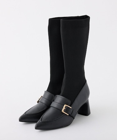 【one after another】ソックスローファーブーツ