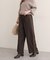 【natural couture】サイドラインイージーパンツ