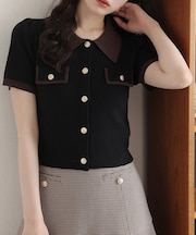 【one after another】配色ニット