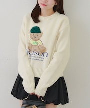 【RMAF】ニット帽クマプルオーバー