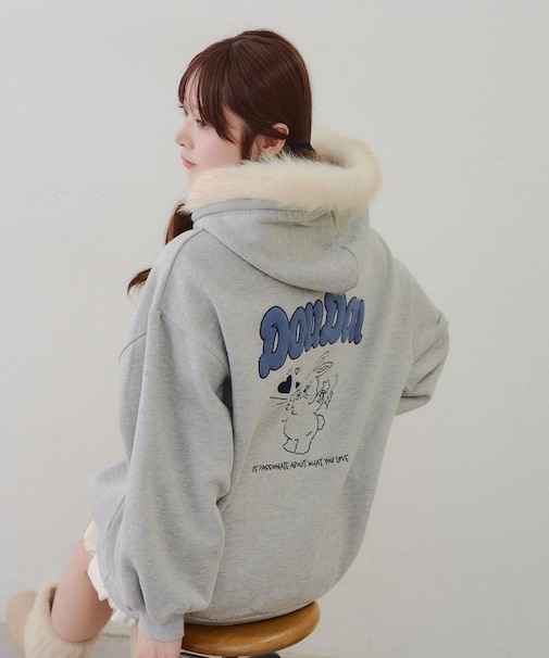 【RMAF】推し活うさぎ裏起毛パーカー