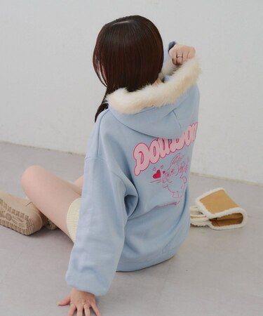 【RMAF】推し活うさぎ裏起毛パーカー