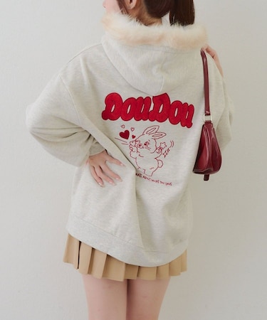 【RMAF】推し活うさぎ裏起毛パーカー