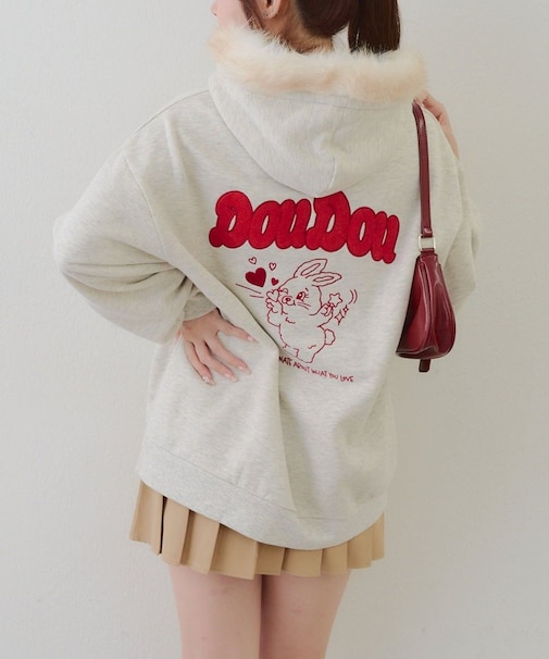 【RMAF】推し活うさぎ裏起毛パーカー