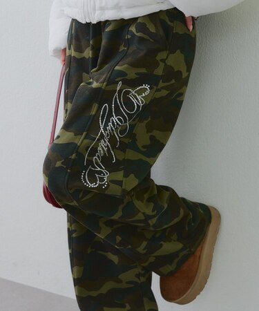 【SETUP対応】キラキラロゴスウェットパンツ