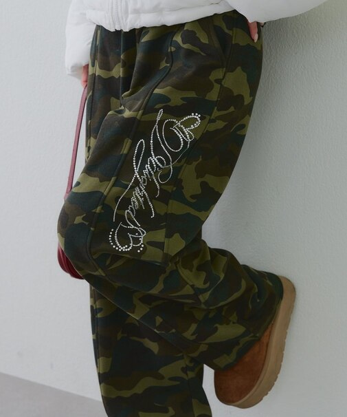 【SETUP対応】キラキラロゴスウェットパンツ