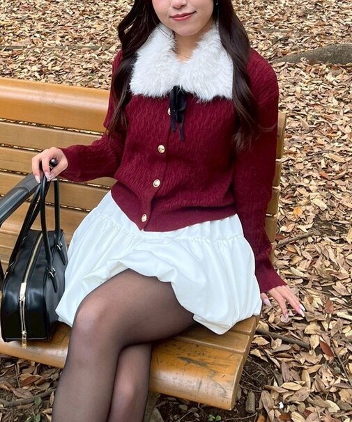 【RMAF】ティペット付カーディガン