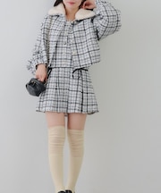 【RMAF】ラメツイードミニ丈ジャンスカ