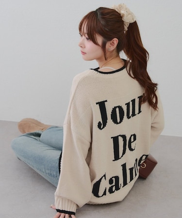 【RMAF】Backロゴマットモールプルオーバー