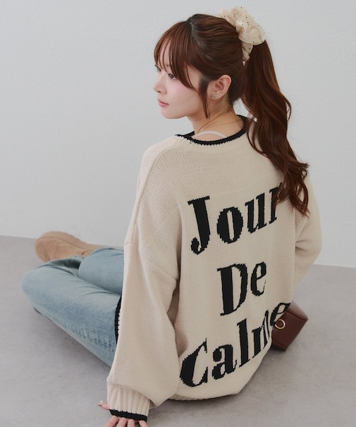 【RMAF】Backロゴマットモールプルオーバー