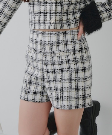 【Holiday collection】ツイードショートパンツ
