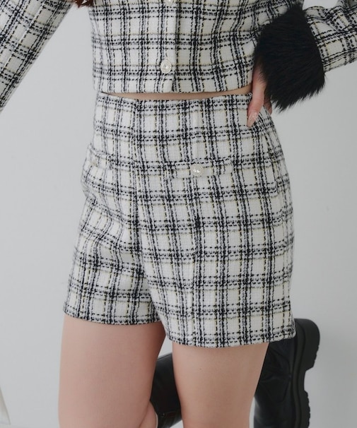 【Holiday collection】ツイードショートパンツ