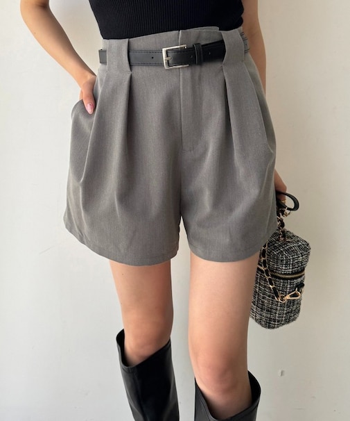 【one after another】ベルト付きショーパン