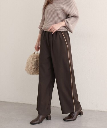 【Every very】サイドラインイージーパンツ