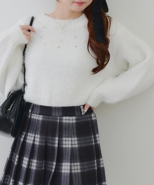 【RMAF】ビジューパールフェザープルオーバー