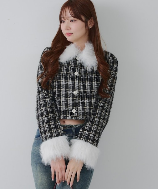 【Holiday collection】ツイードジャケット