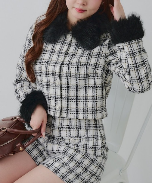 【Holiday collection】ツイードジャケット