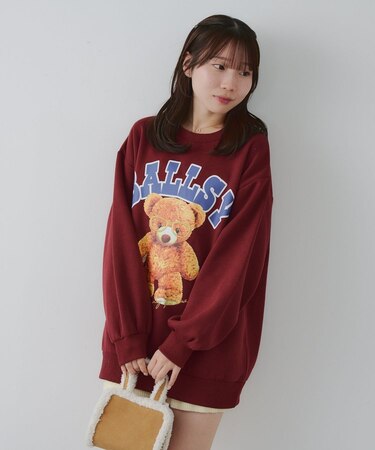 【RMAF】メガネを付けたくまさん裏起毛スウェット