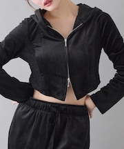 【one after another】ベロアパーカー